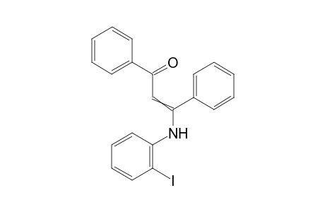 3-(2-Iodophenylamino)-1,3-diphenylprop-2-en-1-one