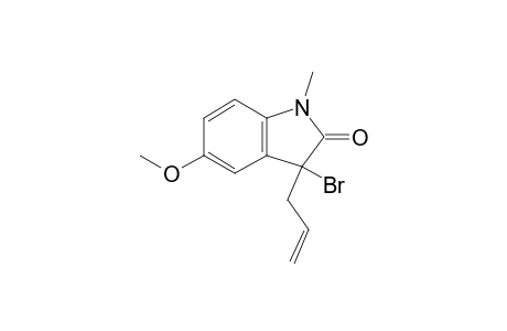 3-Allyl-3-bromo-5-methoxy-1-methylindolin-2-one