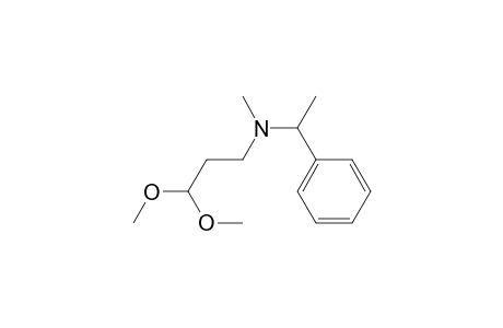 N-Methyl-N-(.alpha.-methylbenzyl)-3,3-dimethoxypropylamine
