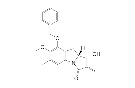 (3R,3aR)-5-benzyloxy-3-hydroxy-6-methoxy-7-methyl-2-methylene-3a,4-dihydro-3H-pyrrolo[1,2-a]indol-1-one