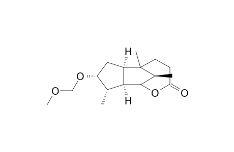 (1R,8R,9S,10R) 2,9,12-Trimethyl-10-(methoxymethoxy)-6-oxatricyclo[6.3.0.1(2,7)]-dodecan-5-one
