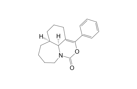 (10aR*,10bS*)-6a-aza-1,2,3,6,7,8,9,10,10a10b-decahydro-6-oxo-5-oxa-4-phenylcyclohepta[de]naphthalene