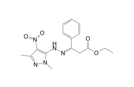 N(1)-[2',5'-Dimethyl-4'-nitro-1',2'-diazol-3'-yl]-N(2)-[2"-(ethoxycarbonyl)-1''-phenylethylimino]-hydrazine
