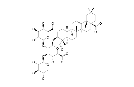 GYPSOGENIN-3-O-BETA-D-GALACTOPYRANOSYL-(1->2)-[BETA-D-XYLOPYRANOSYL-(1->3)-]-BETA-D-GLUCURONOPYRANOSIDE