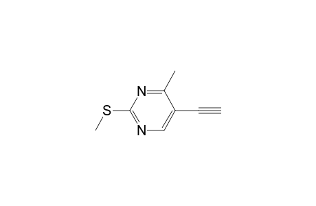 5-Ethynyl-4-methyl-2-(methylthio)pyrimidine