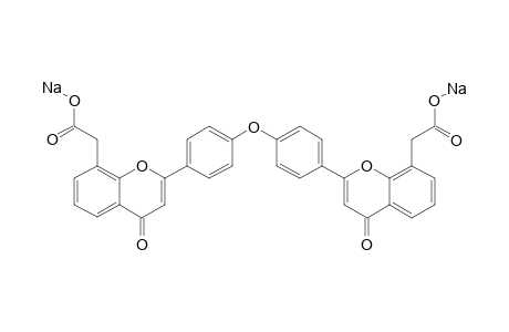 BIS-[4-(8-SODIOOXYCARBONYLMETHYL-4H-4-OXO-CHROMEN-2-YL)-PHENYL]-ETHER