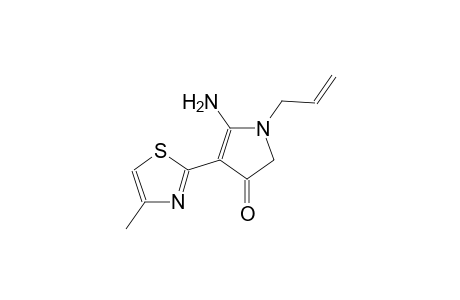 3H-pyrrol-3-one, 5-amino-1,2-dihydro-4-(4-methyl-2-thiazolyl)-1-(2-propenyl)-