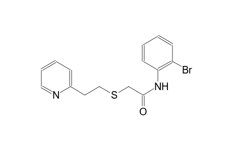 acetamide, N-(2-bromophenyl)-2-[[2-(2-pyridinyl)ethyl]thio]-