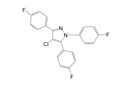 4-chloro-1,3,5-tris(4-fluorophenyl)-1H-pyrazole