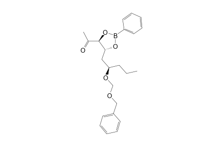 (SYN)-1-[(4S,5R)-5-[(R)-2-(BENZYLOXYMETHOXY)-PENTYL]-2-PHENYL-1,3,2-DIOXABOROLAN-4-YL]-ETHANONE;MAJOR-DIASTEREOMER