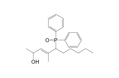 (2RS,5SR)-5-(Diphenylphosphinoyl)-4-methyldec-3-en-2-ol