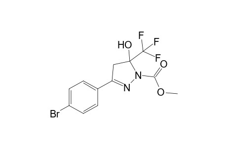 1-Carboxymethyl-5-trifluoromethyl-5-hydroxy-3-(4-bromophenyl)-4,5-dihydro-1H-pyrazole