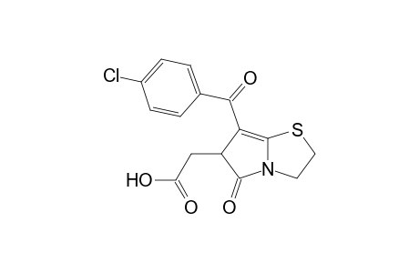 7-(4-Chlorobenzoyl)-5-oxopyrrolo[2,1-b]thiazole-6-acetic acid