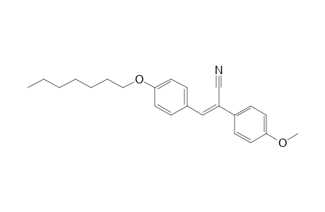 Benzeneacetonitrile, .alpha.-[[4-(heptyloxy)phenyl]methylene]-4-methoxy-