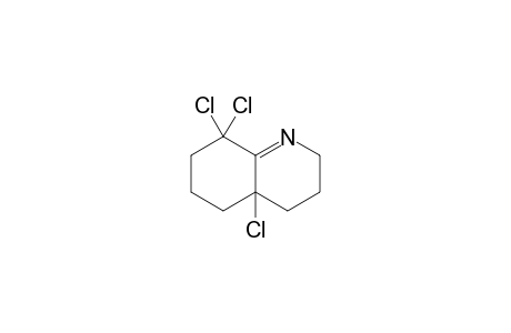 4a,8,8-Trichloro-2,3,4,4a,5,6,7,8-octahydroquinoline