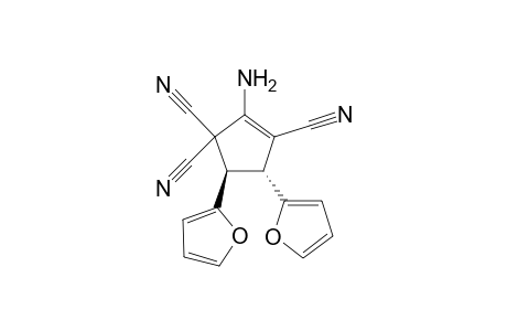 2-Amino-1,3,3-tricyano-4,5-bis(2-furyl)cyclopentene