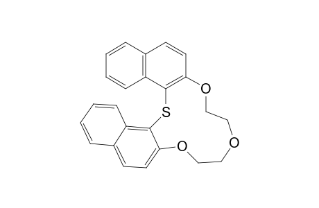 1-Thia-4,7,10-trioxa-2,3;11,12-dinaphthyl-cyclododecane