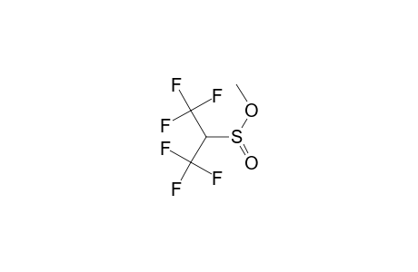 1,1,1,3,3,3-hexafluor-2-propansulfinsaure-methylester