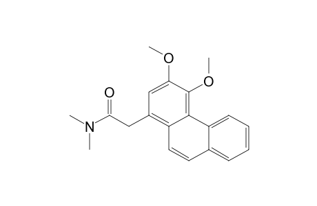 2-(3,4-dimethoxy-1-phenanthrenyl)-N,N-dimethylacetamide