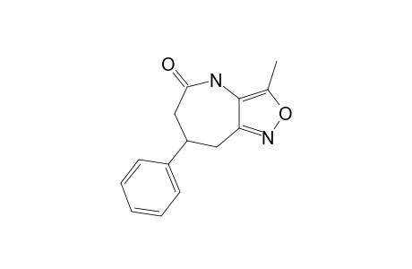 5,6,7,8-TETRAHYDRO-3-METHYL-7-PHENYLISOXAZOLO-[4,5-B]-AZEPIN-5(4H)-ONE