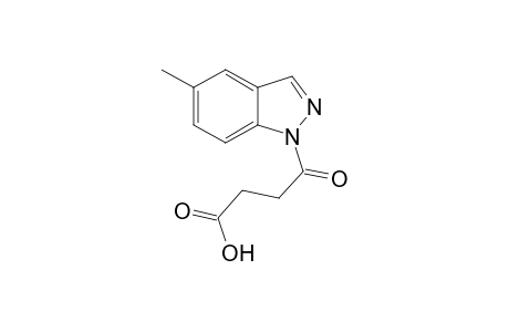 4-(5-Methyl-1-indazolyl)-4-oxobutanoic acid