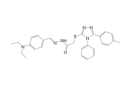 acetic acid, [[5-(4-methylphenyl)-4-phenyl-4H-1,2,4-triazol-3-yl]thio]-, 2-[(E)-[4-(diethylamino)phenyl]methylidene]hydrazide