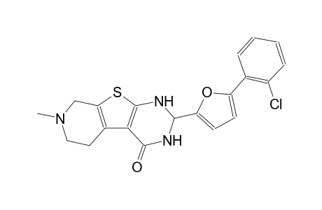 2-[5-(2-chlorophenyl)-2-furyl]-7-methyl-2,3,5,6,7,8-hexahydropyrido[4',3':4,5]thieno[2,3-d]pyrimidin-4(1H)-one