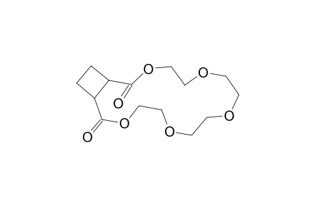 3,6,9,12,15-Pentaoxabicyclo[15.2.0]nonadecane-2,16-dione