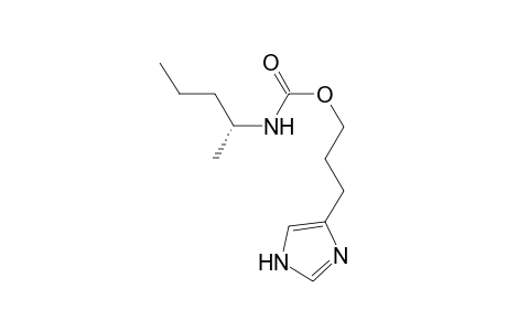 3-(1H-imidazol-5-yl)propyl N-[(1R)-1-methylbutyl]carbamate