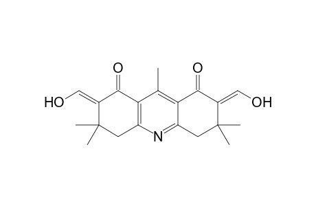 2,7-Di(hydroxymethylene)-3,3,6,6,9-pentamethyl-3,4,5,6-tetrahydro-1,8(2H,7H)acridinedione