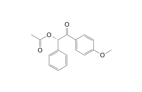 (S)-1-(p-Methoxyphenyl)-2-acetoxy-2-phenylethanone