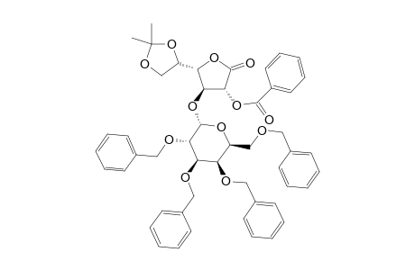 2,3,4,6-TETRA-O-BENZYL-ALPHA-D-GALACTOPYRANOSYL-(1->3)-5,6-O-ISOPROPYLIDENE-2-O-BENZOYL-D-GALACTONO-1,4-LACTONE
