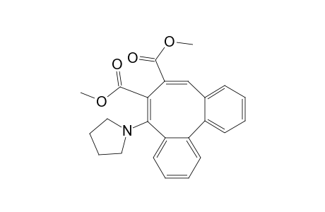 Dibenzo[a,c]cyclooctene-6,7-dicarboxylic acid, 5-(1-pyrrolidinyl)-, dimethyl ester