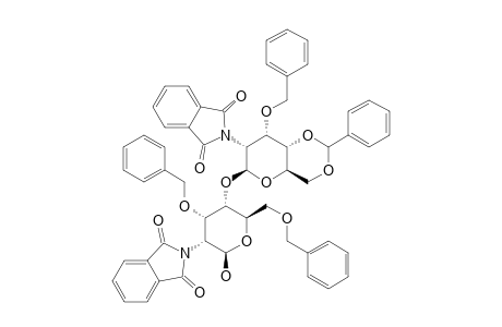 3,6-DI-O-BENZYL-4-O-(3-O-BENZYL-4,6-O-BENZYLIDENE-2-DEOXY-2-PHTHALIMIDO-BETA-D-ALLOPYRANOSYL)-2-DEOXY-2-PHTHALIMIDO-BETA-D-ALLOPYRANOSE
