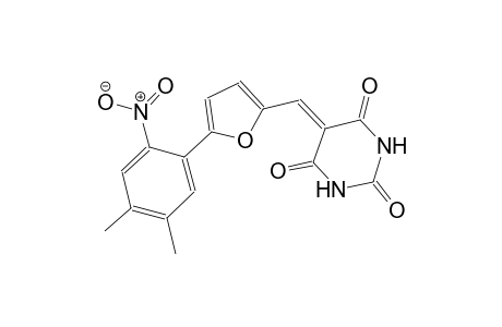 2,4,6(1H,3H,5H)-pyrimidinetrione, 5-[[5-(4,5-dimethyl-2-nitrophenyl)-2-furanyl]methylene]-