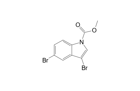3,5-DIBROMO-1-CARBOMETHOXYINDOLE