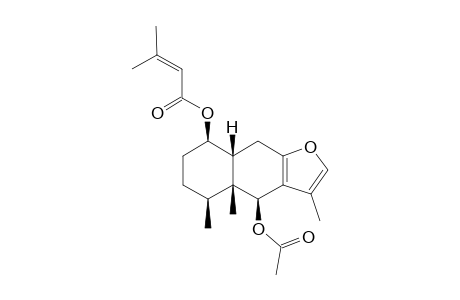 1-BETA-SENECIOYLOXY-6-BETA-ACETOXY-10-BETA-H-FURANOEREMOPHILANE