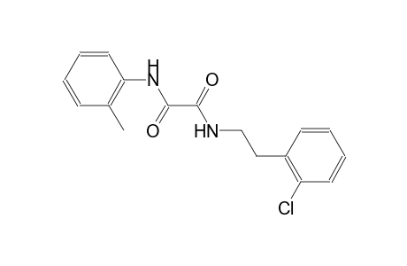 ethanediamide, N~1~-[2-(2-chlorophenyl)ethyl]-N~2~-(2-methylphenyl)-