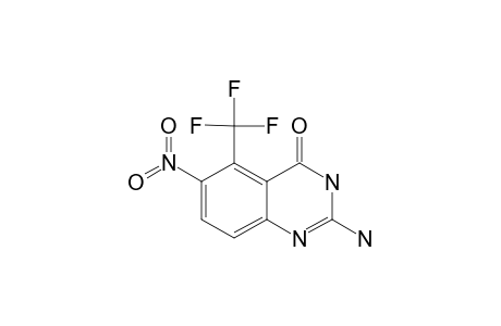2-AMINO-6-NITRO-4-OXO-(3H)-5-TRIFLUOROMETHYLQUINAZOLINE