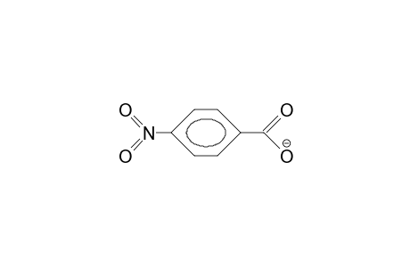 4-Nitro-benzoate anion