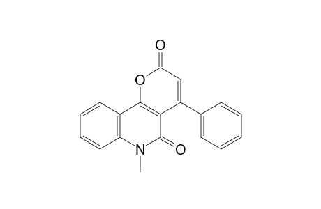 6-Methyl-4-phenyl-5,6-dihydro-2H-pyrano[3,2-c]quinoline-2,5-dione