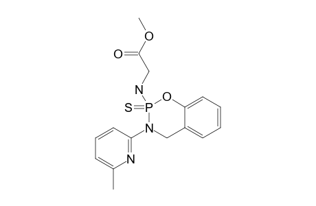 METHYL-2-[3-(6-METHYL-2-PYRIDYL)-2-THIOXO-3,4-DIHYDRO-2H-1,3,2-LAMBDA(5)-BENZOXAZAPHOSPHININ-2-YL]-AMINOACETATE