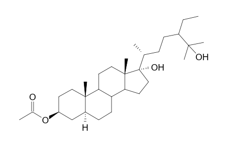 17.alpha.,25-Dihydroxy-5.alpha.-stigmastan-3.beta.-yl acetate