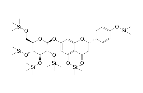 4',5-dihydroxy-7-glucosyloxyflavanone, 6TMS