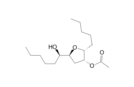 (6R*,7R*,9S*,10R*)-6,9-Epoxypentadecane-7,10-diol 7-acetate