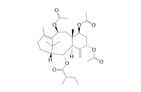 5-ALPHA,7-BETA,10-BETA-TRIACETOXY-2-ALPHA-(ALPHA-METHYLBUTYROXY)-4(20),11-TAXADIEN