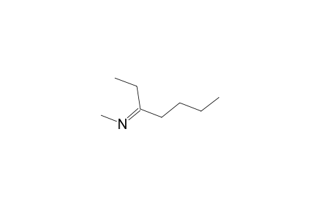 Methylamine, N-(1-ethylpentylidene)-