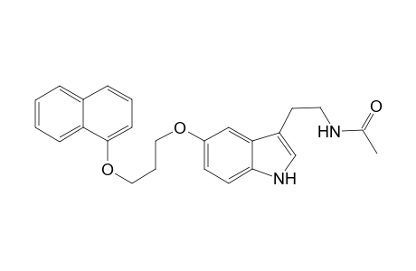 N-(2-{5-[3-(Naphthalen-1-yloxy)propoxy]-1H-indol-3-yl}-ethyl)acetamide