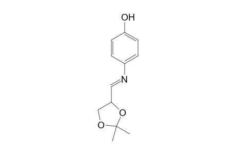 4-[4'-(p-Hydroxyphenyl)iminomethyl]-2,2-dimethyl-1,3-dioxacyclopentane