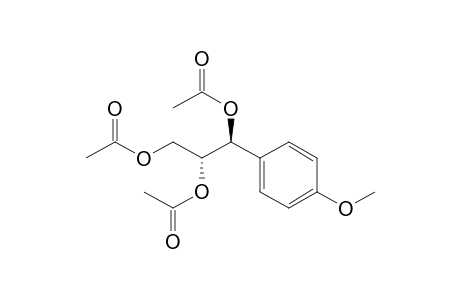 1,2,3-Propanetriol, 1-(4-methoxyphenyl)-, triacetate, (R*,S*)-